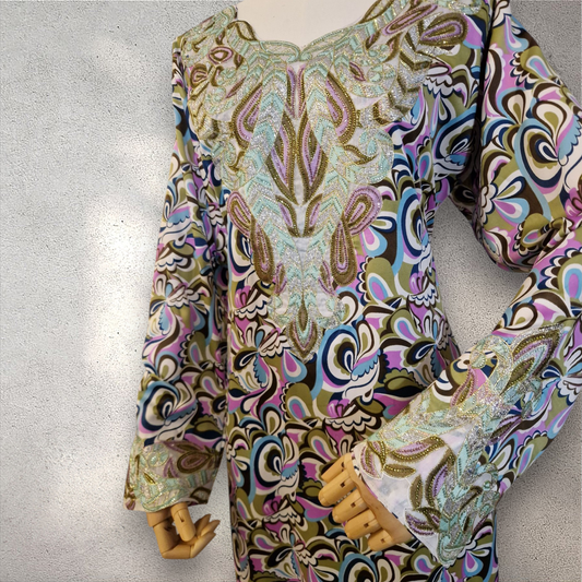 Golden Swirl – Silk Mukhawar
