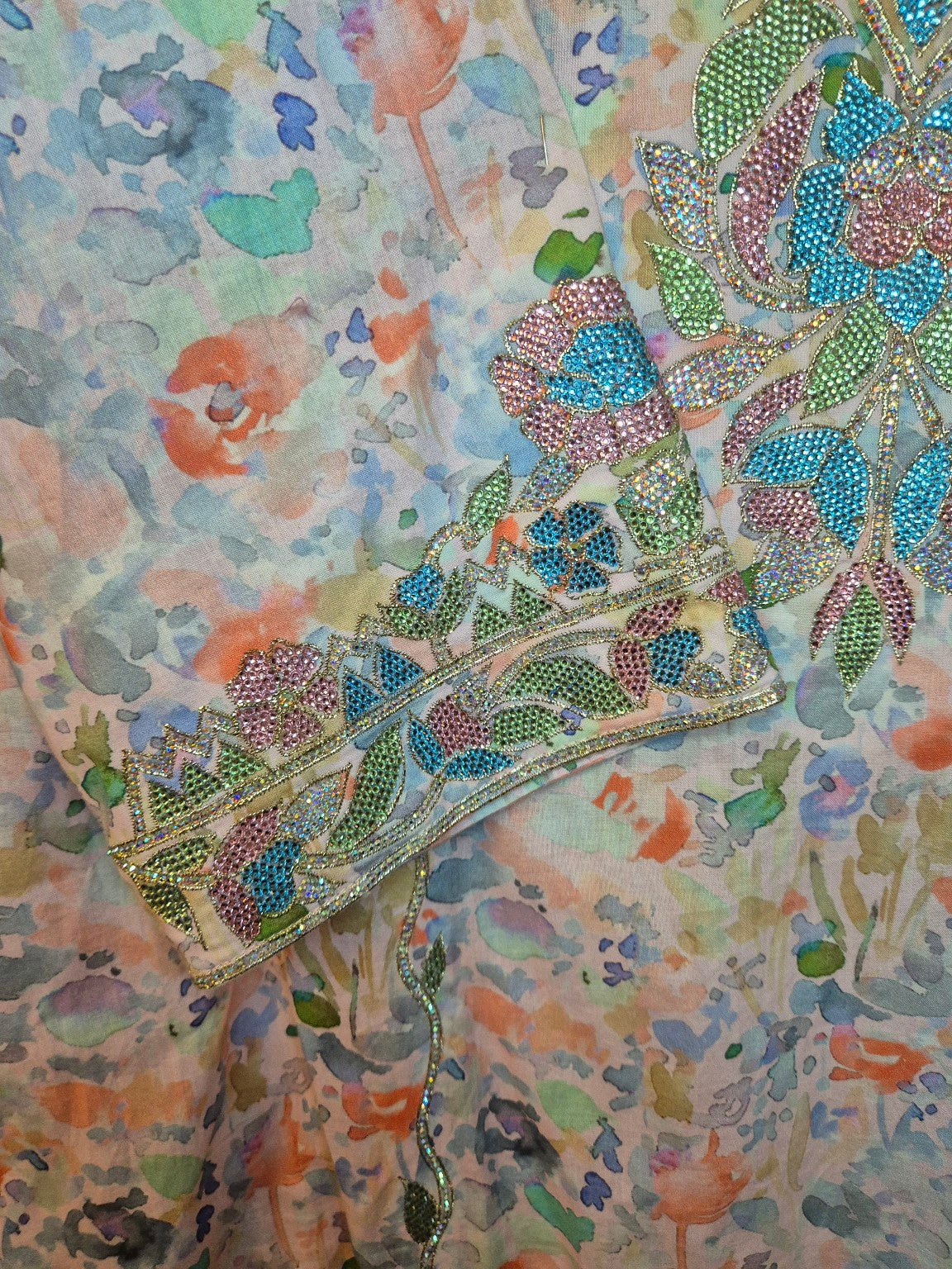 Watercolour Bloom – Cotton Mukhawar