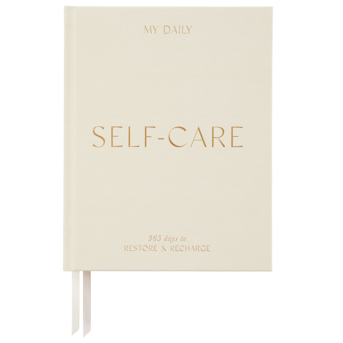 Blush and Gold Almond self-care journal 2
