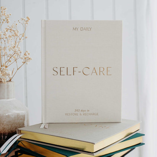 Blush and Gold Almond self-care journal 3