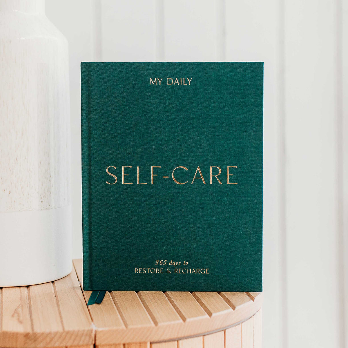 Blush and Gold Jupiter self-care journal 3