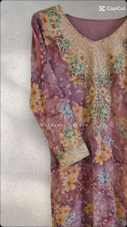 Dusky Bloom – Chiffon Mukhawr