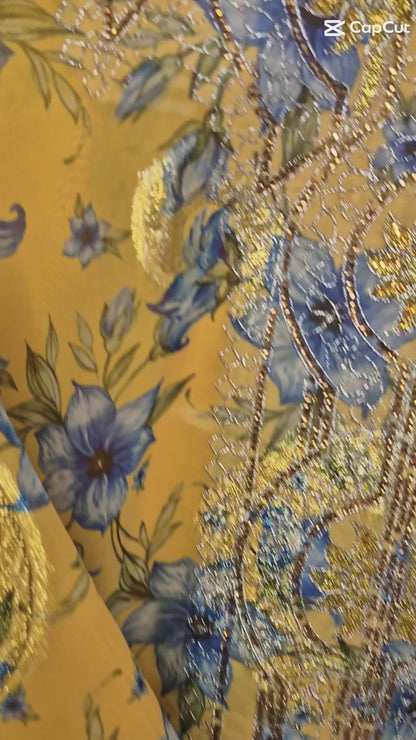 Zafrani Morning – Chiffon Mukhawar