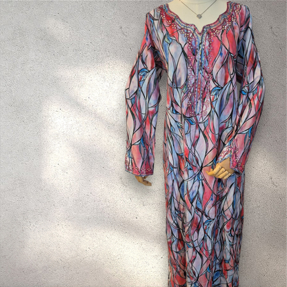 Sunset Prism – Silk Cotton Mukhawar