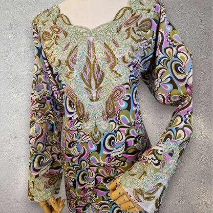 Golden Swirl – Silk Mukhawar