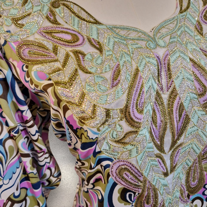 Golden Swirl – Silk Mukhawar