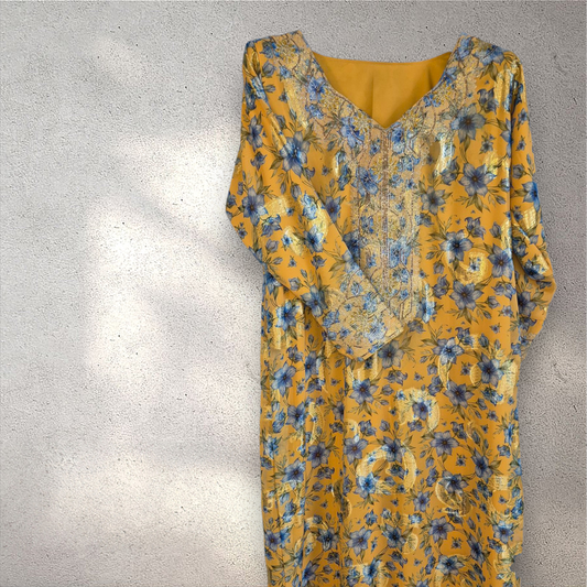 Zafrani Morning – Chiffon Mukhawar