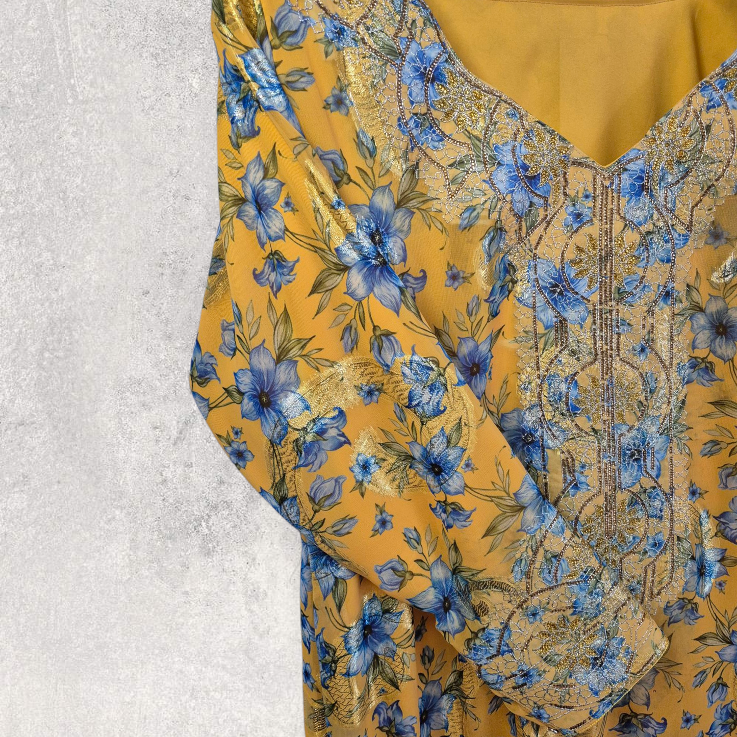 Zafrani Morning – Chiffon Mukhawar