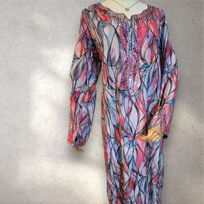 Sunset Prism – Silk Cotton Mukhawar