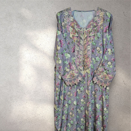 Moonlit Thyme - Silk Mukhawar