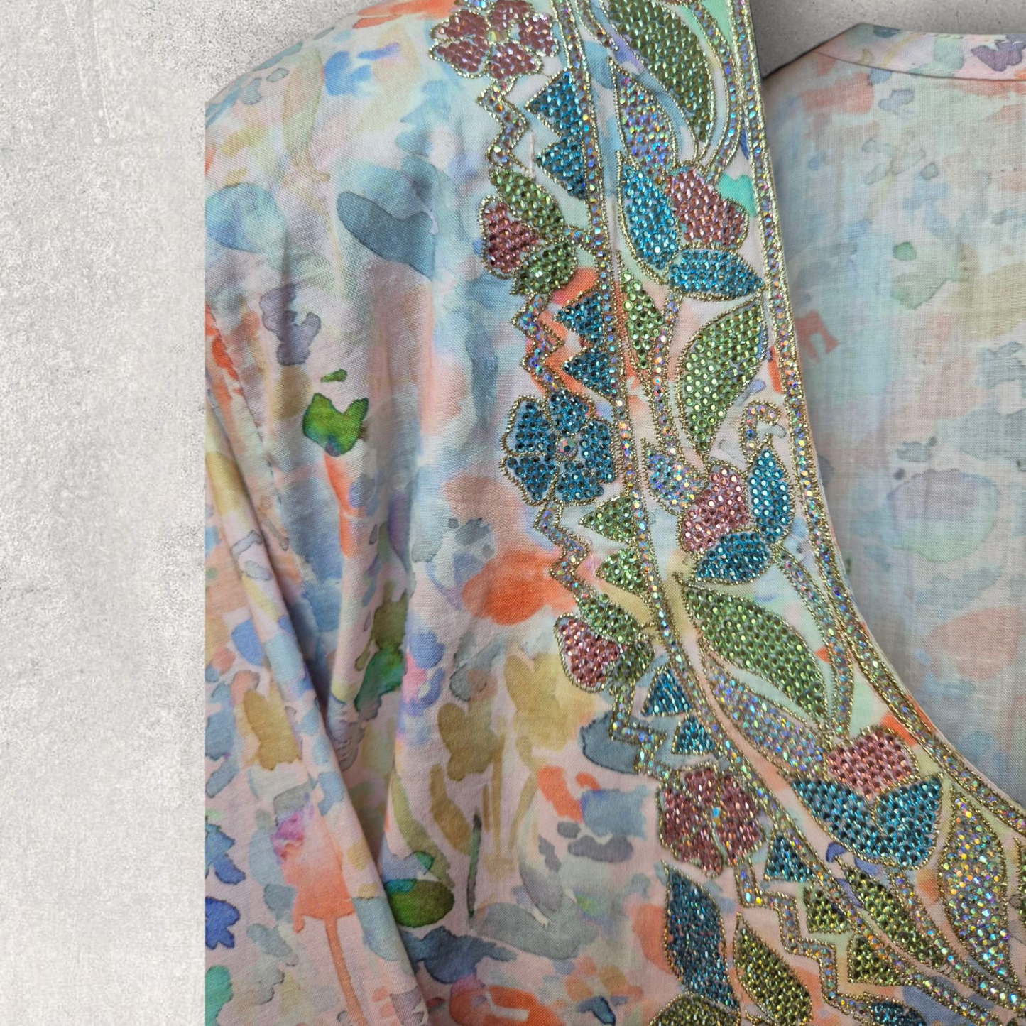 Watercolour Bloom – Cotton Mukhawar