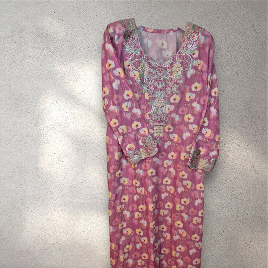 Blush Oasis - Cotton Mukhawar