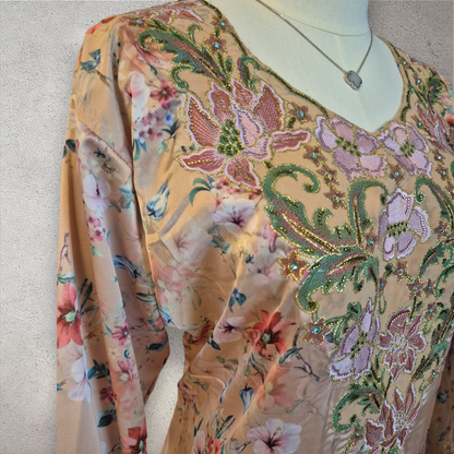 Blushed Meadow – Silk Mukhawar