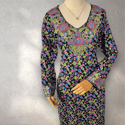 Midnight Petals – Cotton Mukhawar