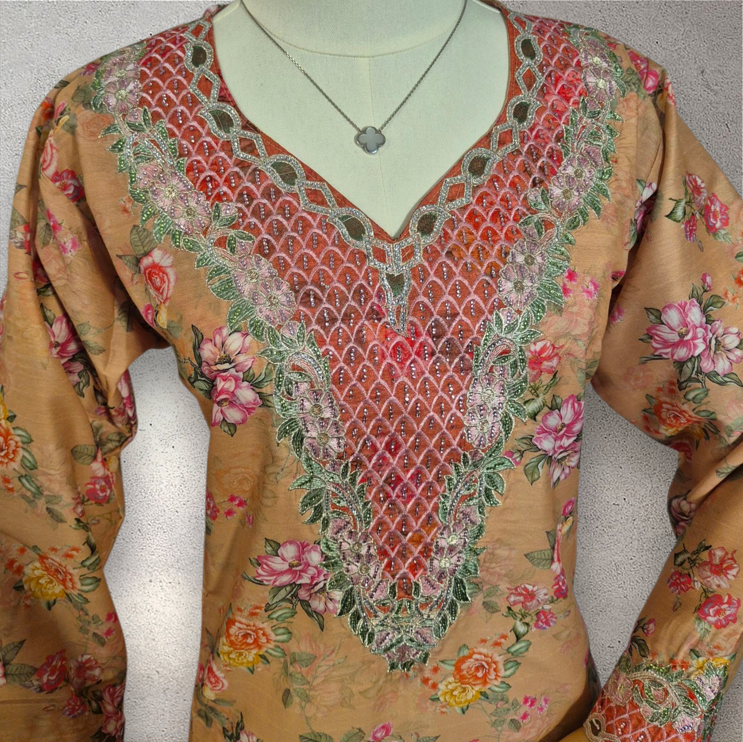 Rosewood Lattice – Cotton Mukhawar