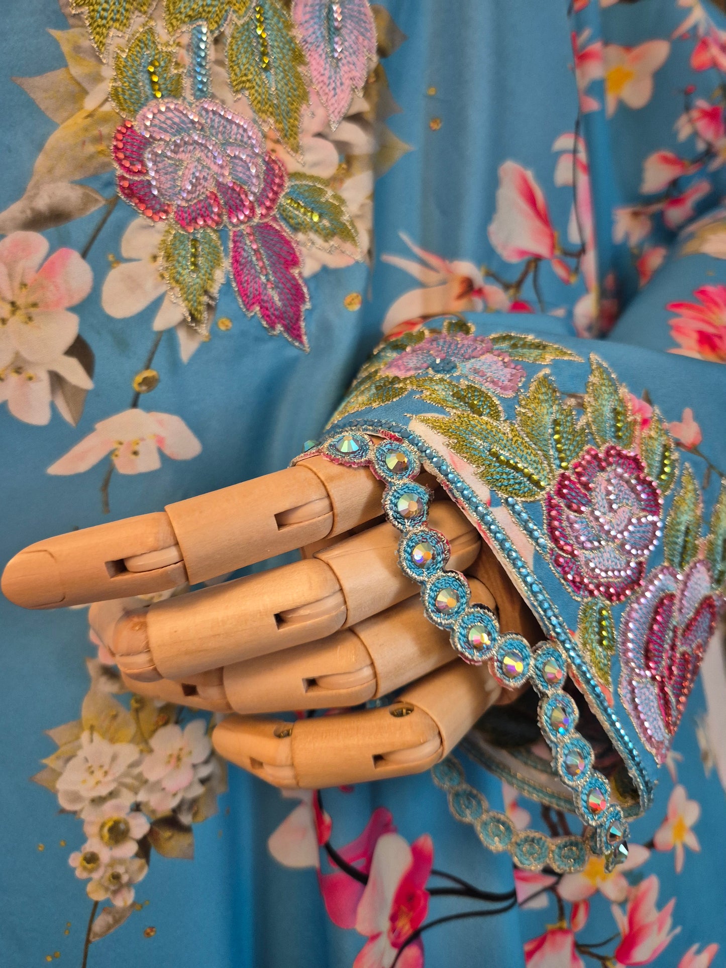 Azure Orchard – Silk Mukhawar