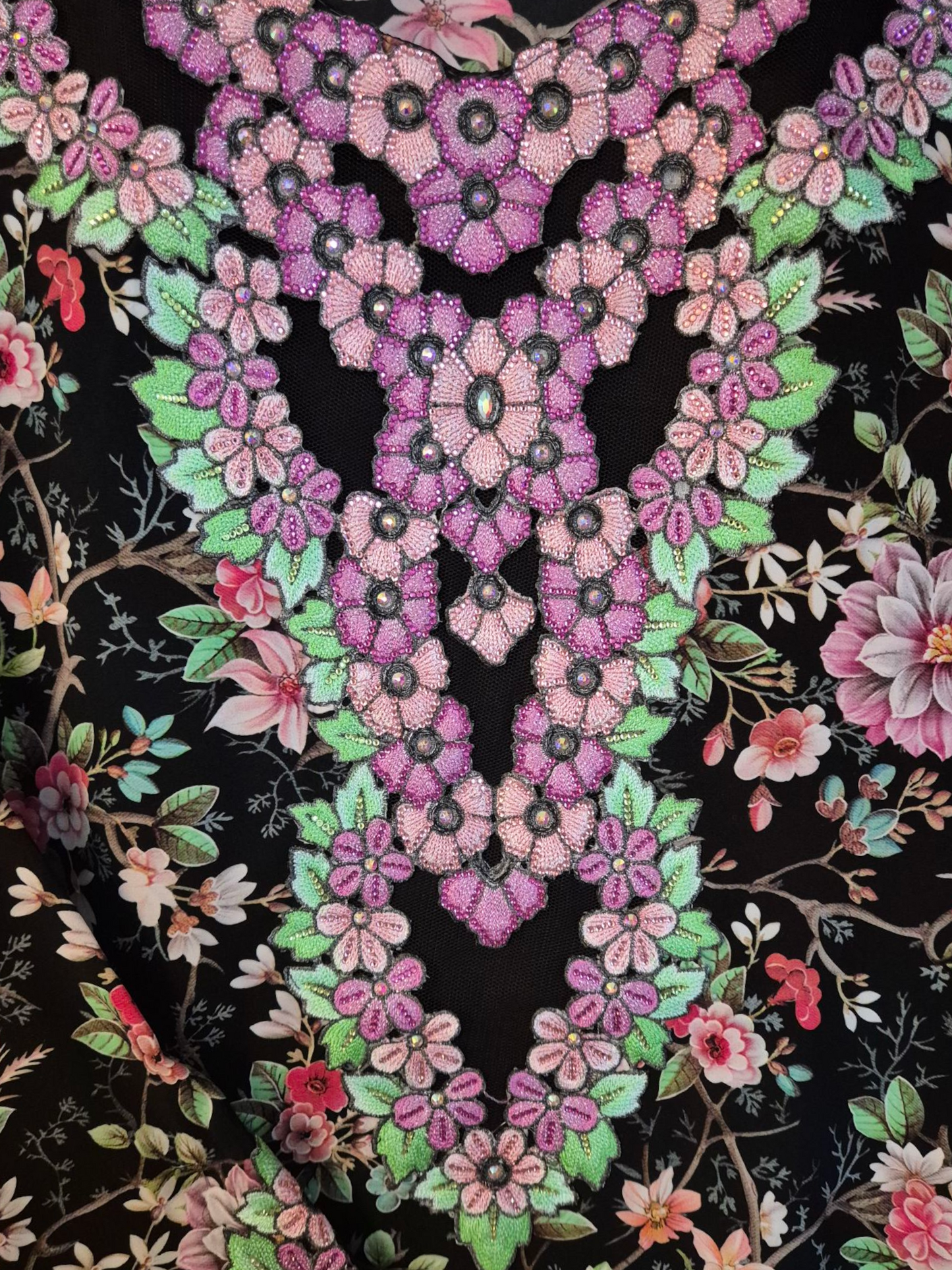 Midnight Garden - Silk Mukhawar