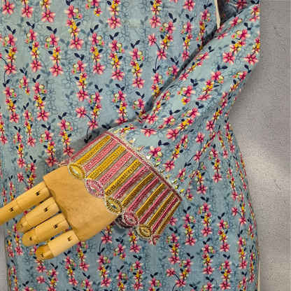 Wild Indigo – Cotton Mukhawar