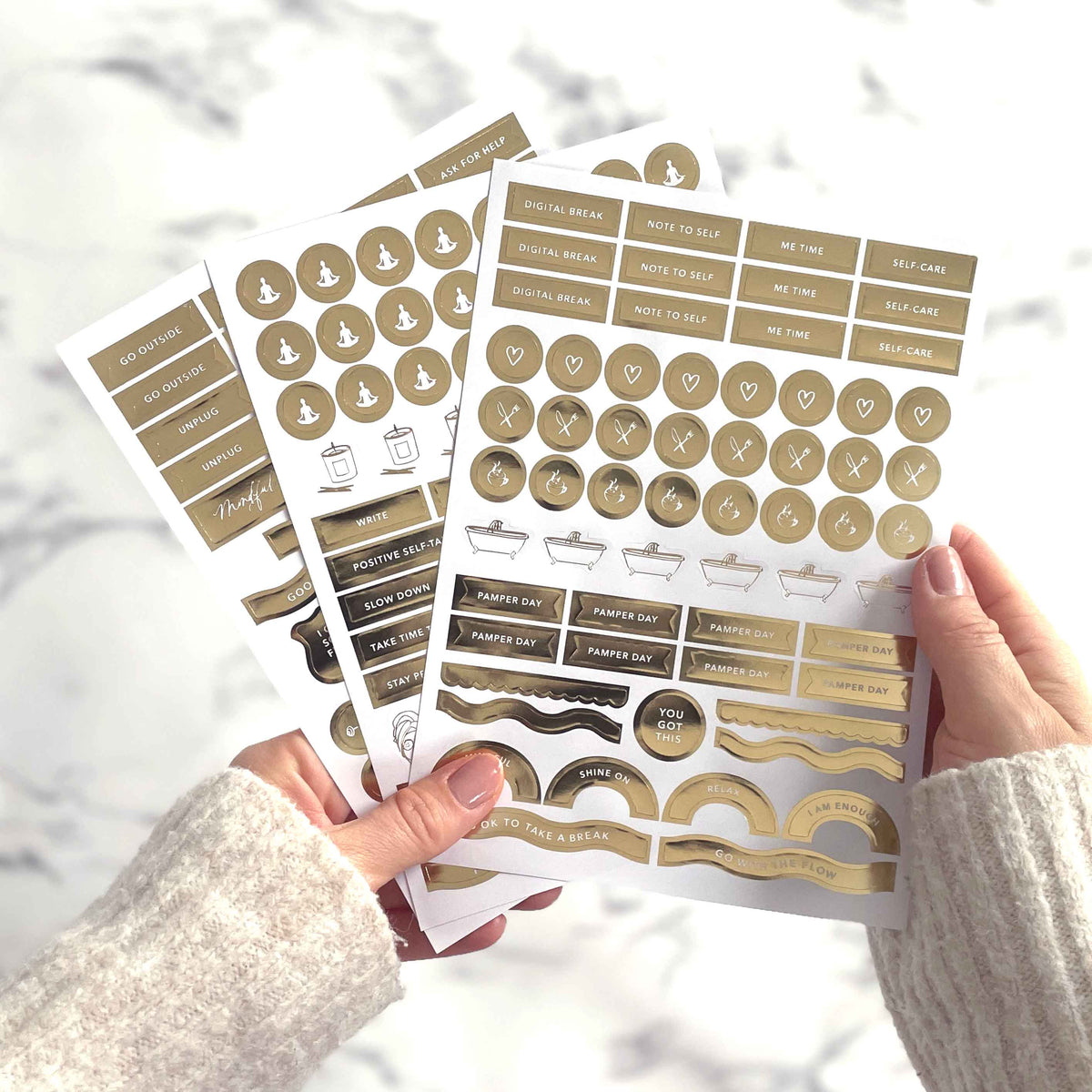 My Daily Self-Care Journal — Almond